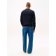 Tommy Hilfiger Ανδρική πλεκτή μπλούζα Linear Logo Raglan Sleeve Slim Jumper